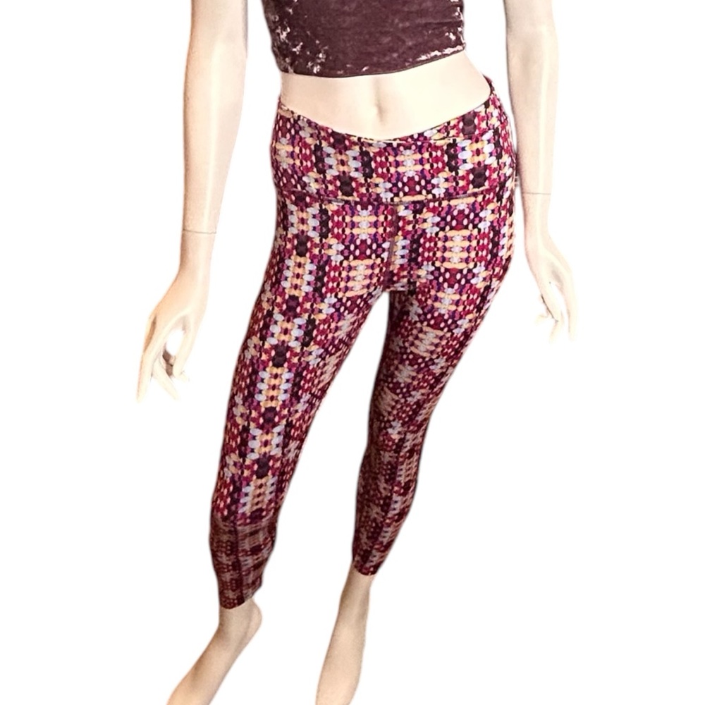 Free People Movement Printed Lose Control Leggings in Nouvea Size Medium
